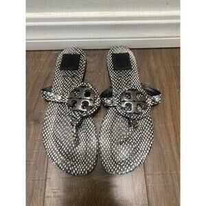 Stylish Black and White Women's Sandals